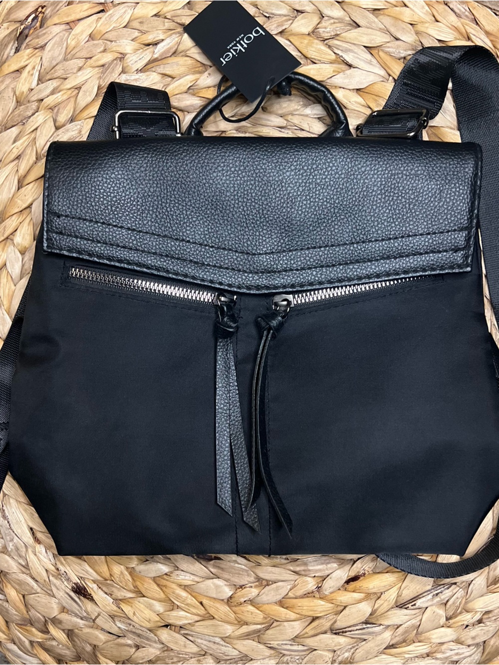 Botkier Black Convertible Backpack Crossbody